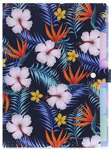 Flower Style File Folder, Back To School Expanding File Folders With Labels, Stylish File Organizer, Accordion File Organizer Letter Size For School, Office And Home, Multi Colors Optional Back To School, School Supplies