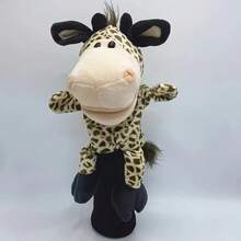 غطاء رأس نادي الغولف من القماش المخملي بتصميم كرتوني للحيوانات، قطعة واحدة، غطاء واقي لنادي الغولف، مصنوع من قماش الفلانيل متعدد الألوان، مناسب للاعبي الغولف، إكسسوارات الغولف، جذاب