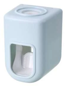 1pc Automatic Toothpaste Dispenser & Toothbrush Holder, Wall-Mounted Toothpaste Squeezer, Bathroom & Kitchen Tool