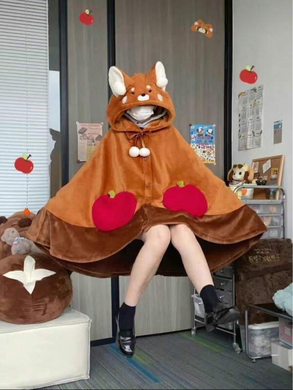 Adding Velvet Cute Wearable Blanket Hoodie Free Size Shark, Fox, Bat, Cloak, Air Conditioning Blanket,Winter,Perfect For Birthday Gifts,Back To School,Perfect Gifts For Christmas,Thanksgiving, Back To School, Long-Lasting Gift For Friends & Loved Ones, Christmas/Valentine's Gift,Halloween, Autumn, Winter,Outdoor,Sport,Travel,School ﻿Gifts, Surprises,