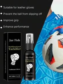 1pc Goalkeeper Glove Grip Enhancing Spray - This Spray Can Increase The Tackiness Of Gloves, Thereby Enhancing Grip. Adhesive Spray: Our Glove Grip Spray Not Only Provides Superior Grip, But Its Unique Formula Also Helps Improve The Durability Of Goalkeeper Gloves, Protecting And Extending The Lifespan Of Adult Or Youth Goalkeeper Gloves. - Multicolor - View 3