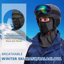 Balaclava Mask,Windproof Thermal Face Mask Cold Weather Scarf,Windproof Warm Face Mask ,For Cold Weather Skiing Snowboarding Motorcycle Riding Outdoor Work - Multicolor - View 3