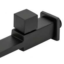 YUNRUX G1/2 Wall Mounted Faucets, Modern Brass Bathroom Faucet, Wall Mounted Single Hole Cold Water Tap For Kitchen, Bathroom, Sink, Basin, Matte Black