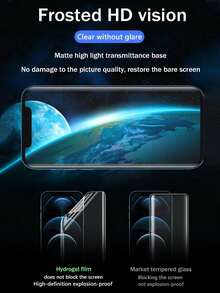 4 Miếng Dán Màn Hình Hydrogel Mềm Mờ Chống Vân Tay Tương Thích Với iPhone 17 Pro Max Air 16 16e 15 14 13 12 11 Pro Max Plus Miếng Dán Màn Hình Tương Thích Với iPhone X Xs Max XR [Không phải kính] - 4 miếng - Xem 5