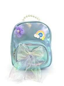 Toddler Backpack, Girls Backpack, Waterproof Material, Women's Backpack, Ultra-Light Bag - Blue - View 3