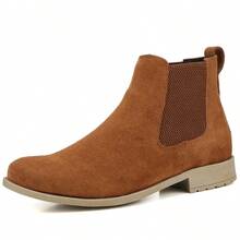 Men's Chelsea Boot Country Leather Suede - Camel - View 13
