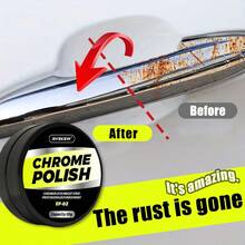 Ryekew Crema de reacondicionamiento de cromo Ryekew 50G - Restaura el brillo del cromado y lo hace lucir como nuevo, adecuado para muchas partes del automóvil.