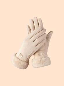 Zestaw 2 szt.: ciepła dzianinowa czapka + wiatroszczelne rękawiczki z funkcją obsługi ekranu dotykowego, odpowiednie do biegania, na uczelnię, na spotkania świąteczne, wygodna podszewka zapewniająca całodzienne noszenie, pasujące do różnych strojów, idealne na zimne dni, na narty i na co dzień, unisex, 4 modne, jednolite kolory dla mężczyzn i kobiet - Wielokolorowe - Zobacz 21