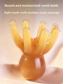 5/3/1 Octopus Scalp Massage Comb, A Portable Octopus-Head SPA Massage Comb For Meridian Scraping And Scalp Massage. It Relieves Fatigue, Soothes And Relaxes, And Provides Massage And Scraping. This Multi-Functional Portable Massager Makes A Great Birthday Gift, Party Gift, Christmas Gift, Or Holiday Gift. - Multicolor - View 9