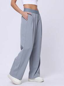 女士轻便高弹跑步裤 - 休闲速干运动裤，带拉链口袋。宽松、高弹、透气速干的运动裤，适合跑步、徒步、健身等运动。休闲风格，采用优质柔软面料，舒适透气，弹性极佳，完美适用于各种运动场景。春季款 - 灰色 - 查看 5