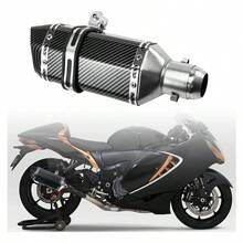 Silenciador de escape universal para motocicleta 38-51mm, mejora el sonido y el rendimiento del motor, fácil de instalar, compatible con varios modelos, material resistente y duradero - por defecto - Ver 6