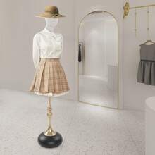 YUNRUX Female Tailor's Dummy, Dress Form With Adjustable Height, Dress Display Stand - 白色 - 查看 9