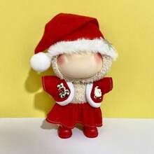6.69-Inch Christmas Doll Clothes, Compatible With Labubu,1sets Of Decoration - Fashionable Headwear, Clothing And Pants Or Skirt Set, Suitable For 6.69-Inch Dolls, Cute BuLabu Christmas Accessories, For Play And Display (Shoes And Dolls Not Included) - Multicolor - View 20