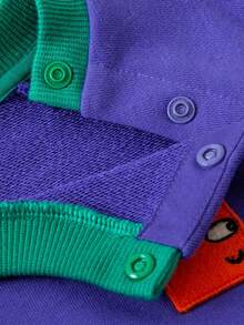 mini bala Kids Colorblock Two Pieces Set Soft Comfortable Cozy Playtime Fall Outfit