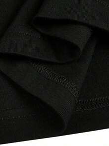 High Quality  Baseball Hearts , Short Sve- Shirt, High Durability, Men Clothes, Comfortable And Breathable Skating Or Outdoor Activities,Percent Cotton Shirts, Black Street Graphic Tees, Men's-Shirt, Funny Graphic Vintage Shirts,S- - Black - View 5