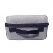 ZZPQVT Large Capacity Portable Projector Carrying Case, Hard EVA Shell Shock-Proof Dual Zipper Protective Bag For HY300 Pro, HY300, HY300+, HY320, HY320 Mini Projectors - EVA Hard Shell, Waterproof And Shock-Resistant, Ideal For Travel And Outdoor Activities - Grey - View 3