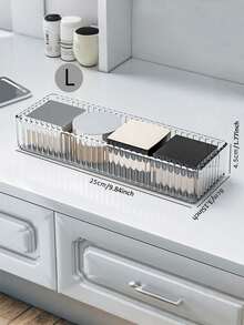 8pcs/7pcs/1pc/Set Transparent Makeup Organizer Drawer Box, Makeup Display Rack, Makeup Tool Storage Box, Drawer Desktop Organizer, Drawer Type Makeup Storage Box,New Year Home Decoration - Clear - View 4