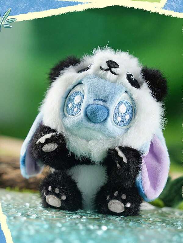 Peluche de fiesta animal, enviado al azar, adorables llaveros de cosplay de Stitch (cordero/lechón/panda/koala/pato y talla grande), material de peluche suave, detalles intrincados, juguetes coleccionables sorpresa, perfectos para fans, niños y regalos, ideales para bolsos, llaves y decoración
