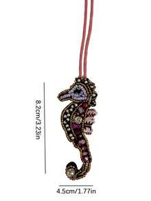 Starfish, Sea, Turtle, Lobster, Shell Bag Charm, Summer Ocean Style Fashion Cute Versatile Fully Rhinestone Bag Pendant - Multicolor - View 5