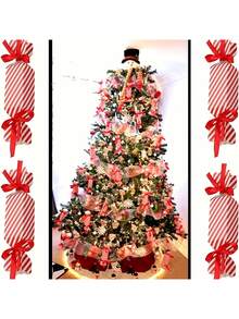 45/90 Pcs Red Gift Boxes With Ribbons, Multi-Purpose Paper Gift Boxes, Suitable For Carnival, Christmas, Thanksgiving, New Year, And Multi-Functional Party Gift Box Packaging