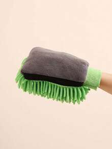 Chenille Car Wash Gloves, High-Quality Anti-Scratch Microfiber, Thickened Cleaning Gloves, Car Waxing Brush