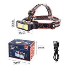 NetHong New High Intensity Powerful LED Head Light Outdoor Camping Hiking Night Lighting Emergency Lantern - Black - View 9