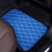 Universal 4PCS Car Floor Mat Set – 2X Fully Enclosed PVC Mats + 2X Anti-Slip Automotive Mats For All Vehicles - Blue - View 5