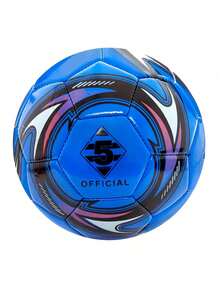 Soccer Ball For Adults Size 5 Of Excellent Quality - Blue / Black - View 2