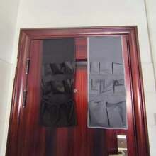 15-Pocket Fridge Storage Organizer Bag, Hanging Refrigerator Organizer Bag With Large Fabric Pockets For Plates, Utensils, Spices, Napkins And Other Daily Necessities, Suitable For Most Household Fridges, Dorms, Offices, Kitchens, And Schools