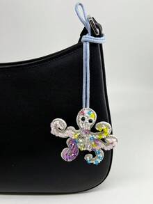 Starfish, Sea, Turtle, Lobster, Shell Bag Charm, Summer Ocean Style Fashion Cute Versatile Fully Rhinestone Bag Pendant - Multicolor - View 8