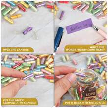 Capsule Letters Message In A Bottle Cute Things Gifts For Boyfriend/Girlfriend,Capsule Pills Love Message Note In A Glass Bottle,Cute Love Pills Smiling Face Love Friendship Letter With Wishing Bottle,Valentines Day Love Capsule Letters Romantic Paper Love Message, Love Letter For Anniversary, Birthday,Valentines Day, Christmas Gift, Xmas Gifts