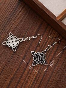 Witch Knot Earrings, Witchcraft Jewelry Gift For Mom, Stainless Steel Earring Studs, Lever Back Earwires, Fashion Earrings, Vintage Earrings, Celtic Knot Earrings, Boho Earrings, Fashion Jewelry, Love Earrings, Valentine's Day Gift, Holiday Gift