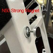 Dual-Sided Magnetic Phone Holder For Fitness, Firmly Attaches To Your Phone, 360° Rotation For Viewing In Any Position, Frees Up Your Hands, Includes Iron Plate Accessories For Better Effect Compatible With IPhone, Android Phone, Gift For Birthday, Family, Friends Phone Stand Phone Accessories - Multicolor - View 6