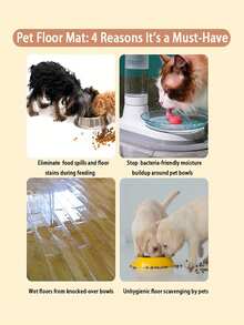 1PC Custom Super Absorbent Dog Food Mat Placemat With Name, Personalized Pet Food Placemat, Personalized Dog Mats Using Pet Name, Personalized Dog Placemat, Custom Dog Bowl Mat, Custom Dog Food Mat Placemat With Name - Made From Thick, Non-Slip, And Water-Absorbing Diatomaceous Earth Material, Making Perfect Gift For Your Pet Cat,