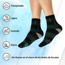SL.MAX Calcetines para hombre paquete de 12 pares con diferentes modelos, tines deportivos o informales - Multicolor3 - Ver 7