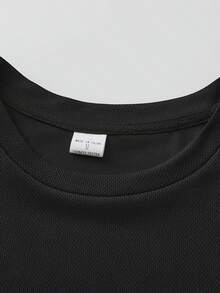 A25 Nueva Camiseta Moderna y Elegante para Hombre con Estampado de Coche Rojo, Transpirable, de Malla, Deportiva, de Manga Corta - Negro - Ver 4