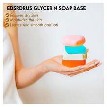 EDSRDRUS 2lb Scent Soap Base DIY Handmade With Aloe Vera &Amp; Coconut Oil, Moisturizing Melt And Pour Soap Base