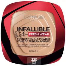 Infallible 24H Fresh Wear Foundation In A Powder 220 Sand 0.31oz / 9g - 220 Cát - Xem 2