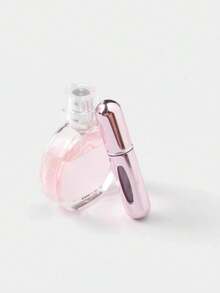 1/5/10件，5毫升香水雾化器可填充喷雾瓶，便携式旅行香水瓶，香水喷雾器，迷你香水样品瓶 - 粉色 - 查看 2