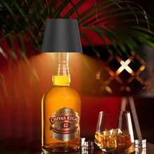 USB Rechargeable Lamp With Touch Control, 3 Color Temperatures And Dimmable, Suitable For Wine/Beer Bottles, Wireless Creative LED Light For Living Room/Hotel/Restaurant/Bar/Club