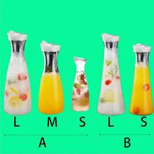 قطعة واحدة إبريق مقاوم للتسرب بشكل خصر مع غطاء قابل للقلب، علبة بلاستيكية شفافة، مصنوع من مادة البولي كربونات، ماكينة مشروبات صيفية، يمكن أن تحتوي على عصير وشاي وكوكتيلات، مواصفات متعددة تتراوح بين 20/37/54 أونصة للاختيار من بينها، مناسب لحفلات العطلات والأعراس والاستخدام العائلي، وأيضًا ضروري للإجازات الشاطئية