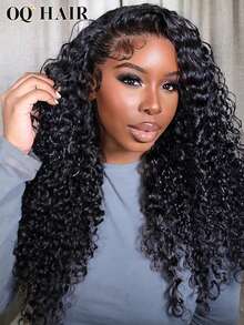 OQ Hair 3 In 1 Half Wig Seamless Flip Wig Water Wave Human Hair No Glue No Lace Wig Half Wig 180% Density 14-16 Bob Inch 18-28 Inch Long Hair Natural Black Travel Essential Beginner Friendly Frontal Human Hair Real Human Hair Wigs Wear And Go Glueless Wig Human Hair Free Gifts Free Shipping Halloween Costumes Human Hair Wigs Halloween Travel Essentials Y2K Turn Up Baddie Holiday Vacation For Women - S1 - View 5