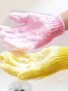 1pc/2pcs/8pcs Exfoliating Bath Gloves, Double-Sided Exfoliating Gloves, Exfoliating Bath Gloves, Body Scrubbing Gloves, Exfoliating Bath Gloves Body Cleaning Tool - Multicolor - View 9