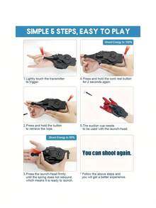 3 Meters Range Spider Web Blaster Glove Set (Includes USB Cable, Screwdriver) - Superhero Roleplay Toy, Rechargeable Wrist-Mounted Auto-Extending, Suitable For Halloween, Anime Conventions, Costume Parties (Red/Blue) - Multicolor - View 8