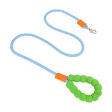 Urocza smycz dla małego/średniego psa, bawełniana smycz dla zwierząt Cloud Bubble z zabezpieczeniem przed zadławieniem, smycz dla psa z dopaminą i szczotką, szczotka do masażu dla psów i kotów