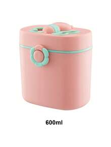 KUNT 1pc 410ml/600ml Baby Bee Milk Powder Container, Portable Cute Infant Complementary Food Rice Powder Box, Sealed Moisture-Proof Milk Powder Dispenser With Spoon - Multicolor - View 16