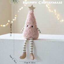 1pc Cute Christmas Tree Doll Pendant, Family Party Decoration, Christmas Tree Shaped Christmas Star Pendant, Suitable For Festival Party Activities Decoration Pendant, Home Decoration, Multi-Occasion Decoration Items Christmas Decorations Room Decor Winter Christmas Decorations Home Christmas Gifts Christmas Decor