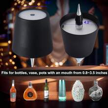 USB Rechargeable Lamp With Touch Control, 3 Color Temperatures And Dimmable, Suitable For Wine/Beer Bottles, Wireless Creative LED Light For Living Room/Hotel/Restaurant/Bar/Club
