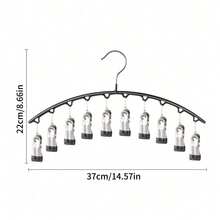 1/2pcs Multi-Function Clip Hanger And Space-Saving Organizer For Hats, Socks, Ties, Scarves, Belts; Clip Hanger Rack And Tight Clothes Storage Box For Closet, Wardrobe, Cabinet, Bathroom, Bedroom, Dorm; Durable, Versatile, Easy-Access Organizer To Maximize Small Spaces And Keep Accessories Neat And Accessible - Multicolor - View 4