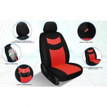 Fundas De Asiento Universales Comfort Car Covers - Rojo - Ver 4